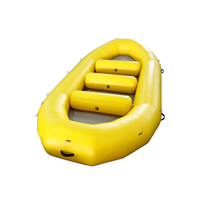 Radeau de bateau de sport gonflable jaune DWF Life Rescue